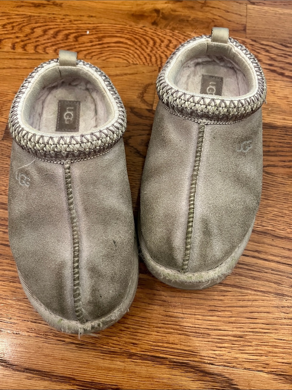 UGG Kids fog Suede Slip-On Slippers